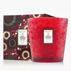 GOJI TAROCCO ORANGE VELA EN FRASCO DE VIDRIO GRANDE