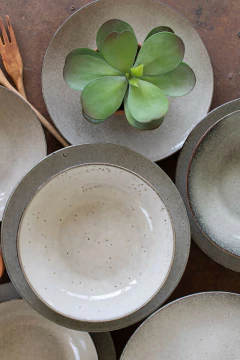 BOWL CERAMICA TAUPE - tienda online