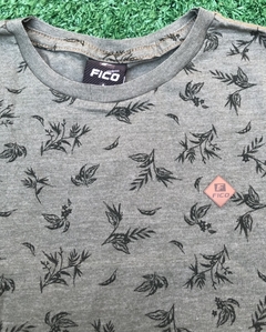Camiseta manga curta - Fico (04 anos) - PiThéo Moda Feminina e Infantil
