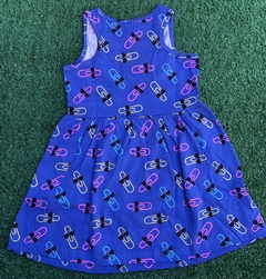 Vestido estampado clipes - Brandili (03 anos) - PiThéo Moda Feminina e Infantil
