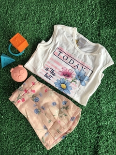Conjunto regata e short - Mundi (03 anos) - PiThéo Moda Feminina e Infantil