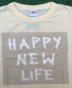 Camiseta Happy new life - Elian (06 anos) na internet