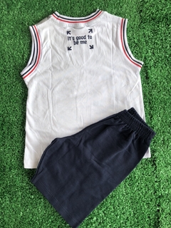Conjunto regata com bermuda Street race cars - Fakini (04 anos) - PiThéo Moda Feminina e Infantil