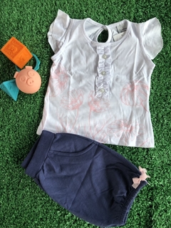 Imagem do Conjunto curto flamê e molet. - Junkes Baby (01 ano)