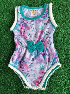 Body regata com laço Fantoni (tamanho P)