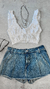 Short pollera de jeans