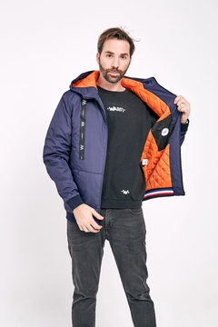 Campera Paises Interior Naranja - Wainfi Mayorista