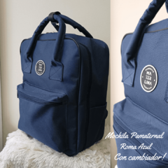 Mochila pa-maternal Roma Azul