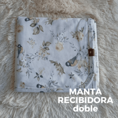 Imagen de Manta recibidora estampada