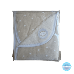 Manta recibidora de corderito reversible Algodón - comprar online