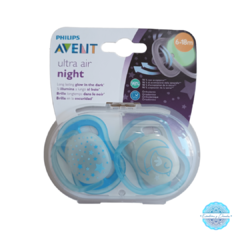 Chupetes AVENT Ultra AIR x 2 (6-18m) Night Luminoso - comprar online