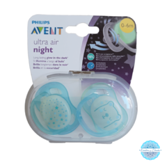 Chupetes AVENT Ultra AIR x 2 (0-6m) Night Luminoso - comprar online