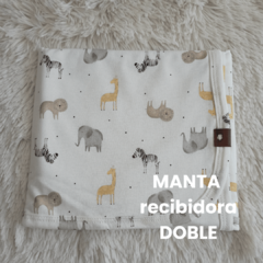 Manta recibidora estampada en internet