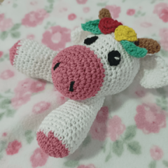 Trapito de Apego 0+ / amigurumi vaquita