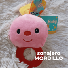 Sonajero de peluche y mordillo (13 cm) - comprar online