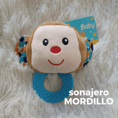 Sonajero de peluche y mordillo (13 cm) - comprar online