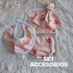 Set 3 accesorios algodón - comprar online