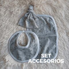 Set 3 accesorios algodón