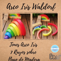 Arcoiris Waldorf/ Arcoiris didáctico - eydbebes