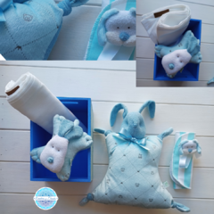 Caja regalo Babyshower /Blue Rabbit grande - eydbebes