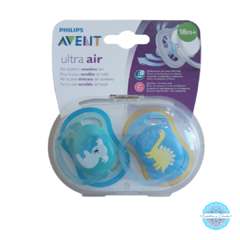 Chupetes AVENT Ultra AIR x 2 (18+) - eydbebes