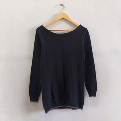Blusa de lã preta - P - Brecho Ja Vali