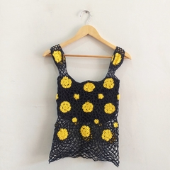 Regata Flor Amarela - P - comprar online