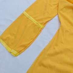 Penhoar amarelo com babado - M - loja online