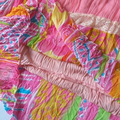 Imagem do Vestido Rosa Estampado - G