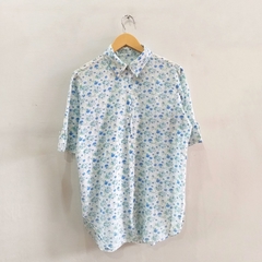 Camisa Floral Azul - M