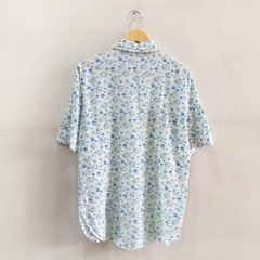 Camisa Floral Azul - M - comprar online