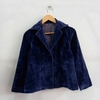 Blazer Azul Veludo - P
