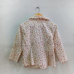 Blazer Floral Laranja - M na internet