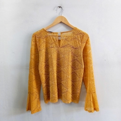 Blusa de Renda Oxus-M - Brecho Ja Vali