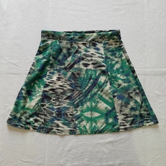Saia Estampada Verde - M