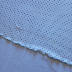 Camisola de Bolinha com Renda - M - Brecho Ja Vali