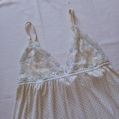 Imagem do Camisola de Bolinha com Renda - M