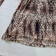 Vestido Oncinha Ponfer - P - Brecho Ja Vali