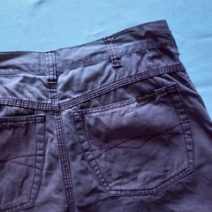 Bermuda Jeans Bordô Vintage - 42 - loja online