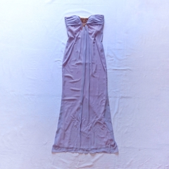Vestido Lilás com Bordado - P