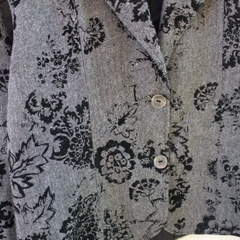 Blazer Cinza Estampado - M na internet