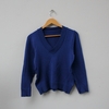 Blusa de Lã Azul Royal - P