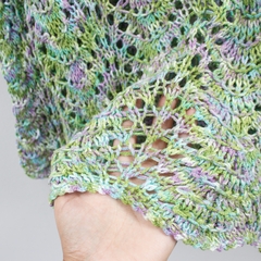 Blusa de Lã Tons Verde Roxo - GG na internet