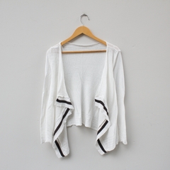 Casaquinho Branco com Listra - P