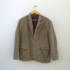 Blazer Bege Veludo Colete - M