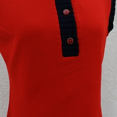 Imagem do Conjunto Vestido e Casaquinho Vermelho Vintage - M