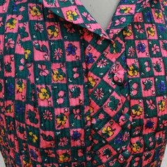 Conjunto Blazer e Saia Floral Vintage - P - loja online