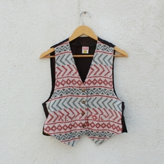 Colete Estampado Vintage - P