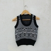 Colete Estampado Vintage - P