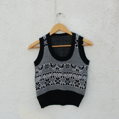 Colete Estampado Vintage - P